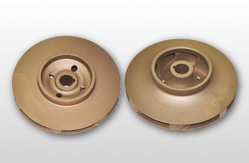 ASTM , GB Resin Sand Casting Copper Water Pump Impeller Approved ISO9001 , BV