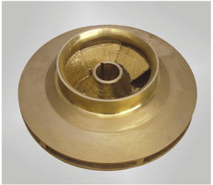 ASTM , GB Resin Sand Casting Copper Water Pump Impeller Approved ISO9001 , BV