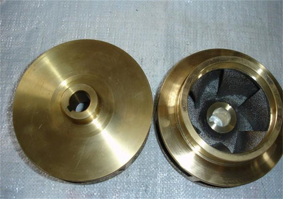 C83600 , C92700 copper alloy water pump impeller CNC machining pump parts