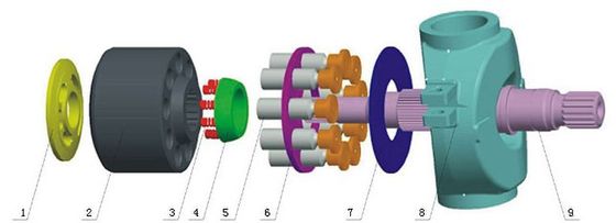 Excavator Hydraulic Pump Parts LPVD75 LPVD35 LPVD45 LPVD64 LPVD90 Liebherr